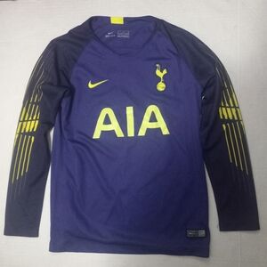Nike Dri-fit 2018 AIA #1 Hugo Lloris Long Sleeve Youth Soccer Jersey (Medium)